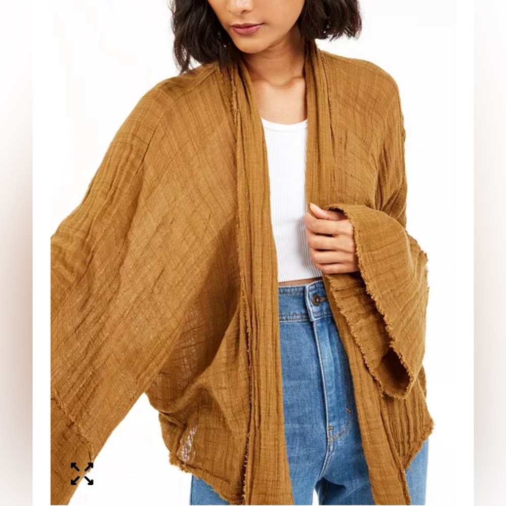 Free People NWT over sized bell sleeves shawl,wrap,jacket